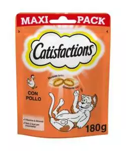 Catisfaction - snack per gatti pollo 180 gr